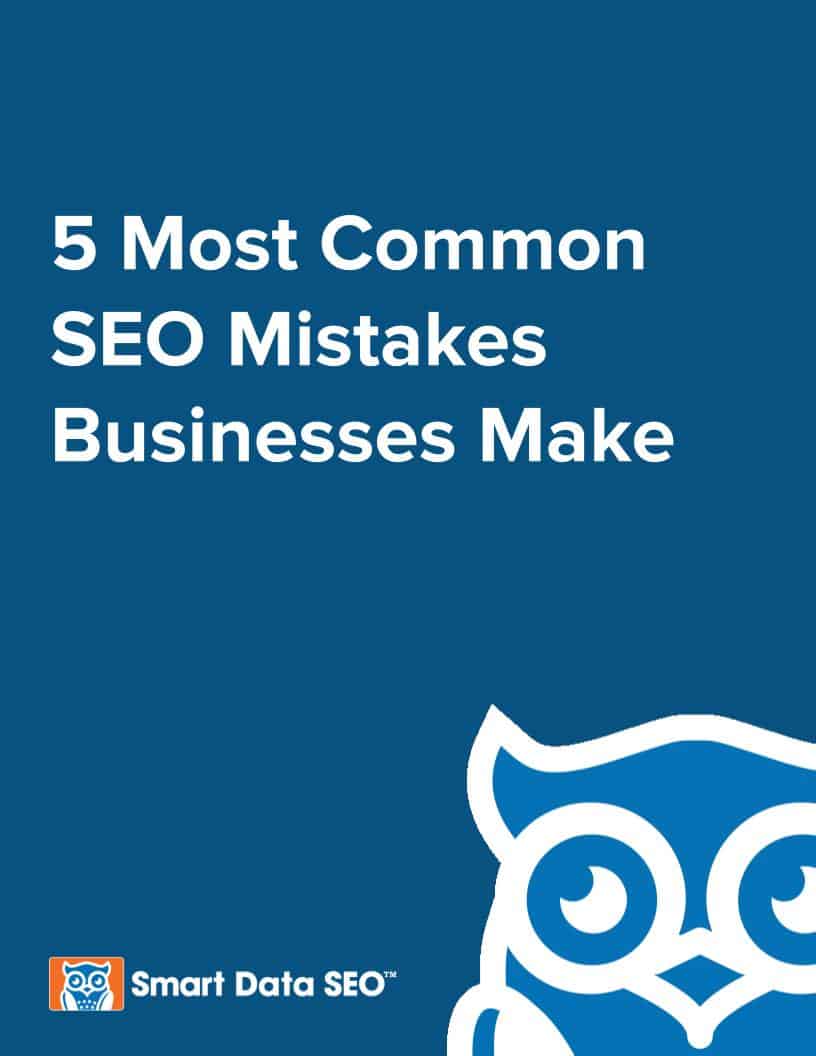 Guide: 5 Most Common SEO Mistakes Businesses Make cover
