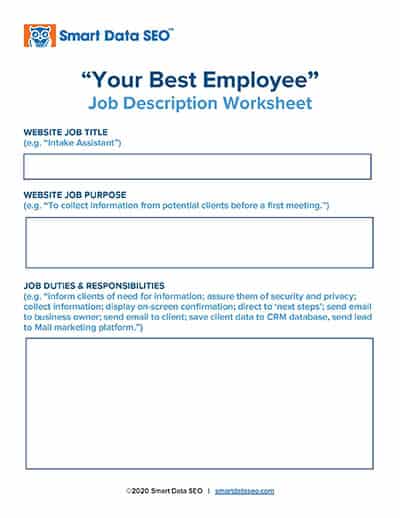 Your Best Employee - Job Description Worksheet